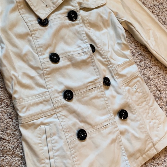 NWOT H&M cream pea coat jacket - Picture 3 of 8